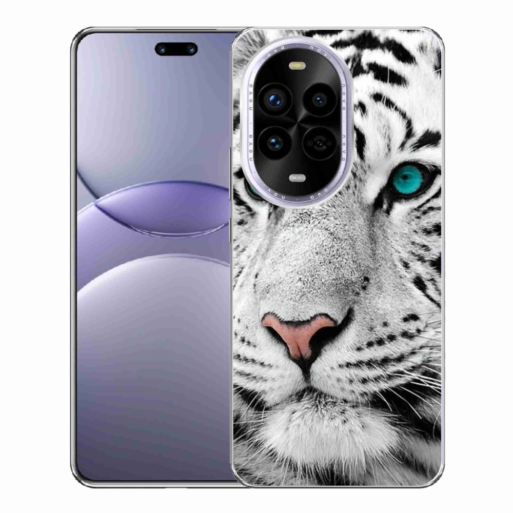 Gél borítás mmCase a Huawei Nova 13 Pro 5G készülékhez - fehér tigris
