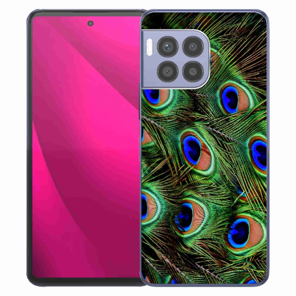 Zselés borítás mmCase a T-Mobile T Phone 2 Pro készülékhez - pávatoll