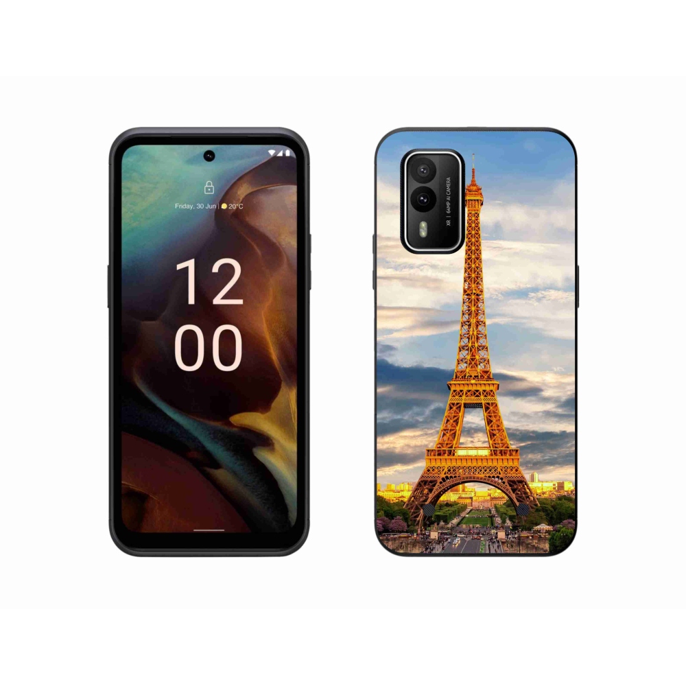 Zselés borítás mmCase a Nokia XR21 készülékhez - eiffel-torony 3