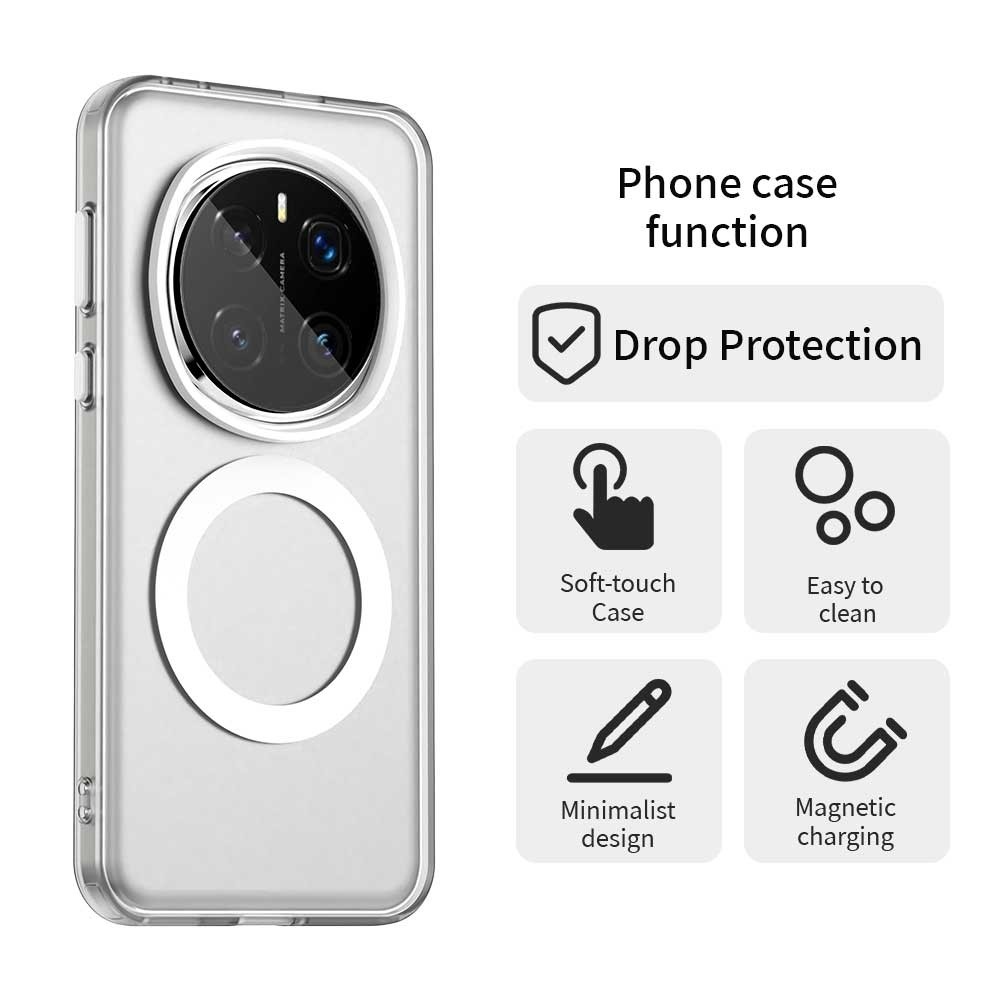 Candy zselés tok MagSafe-val a Honor Magic 7 Pro 5G számára - fehér