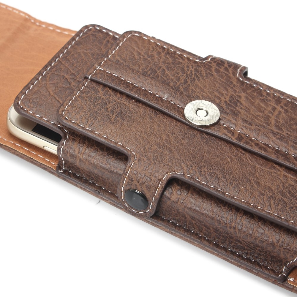 Hurok univerzális övtáska 159 x 78 x 10mm - barna