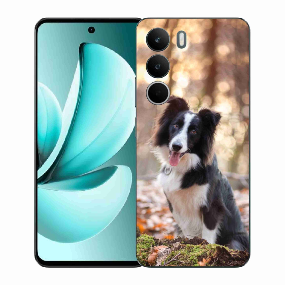 Zselés borító mmCase a Realme C71 - border collie 1 számára
