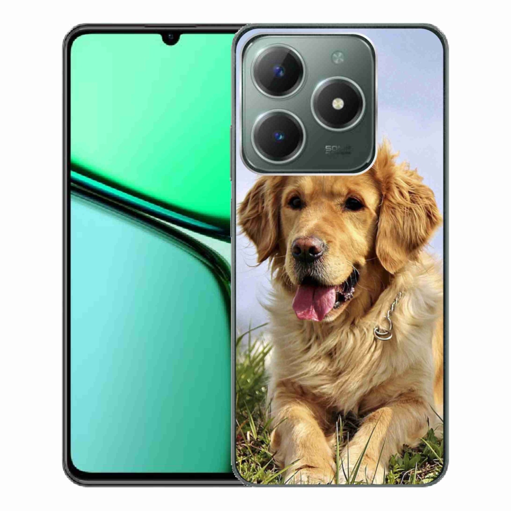 Gél tok mmCase a Realme C61 készülékhez - arany retriever