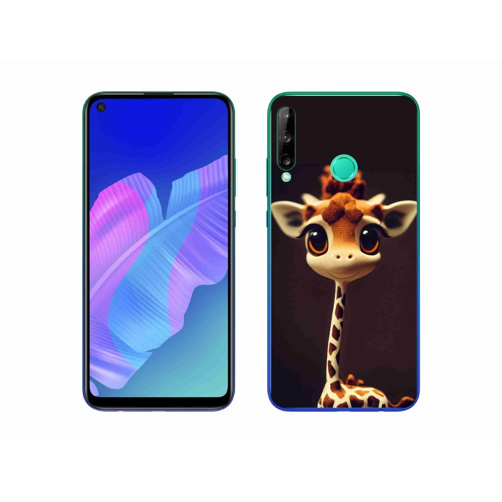 Zselés borítás mmCase a Huawei P40 Lite E - kis zsiráfhoz