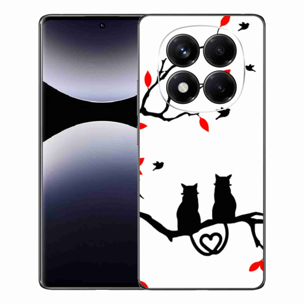 Gél borítás mmCase a Xiaomi Redmi Note 14 Pro számára - macska szeretet
