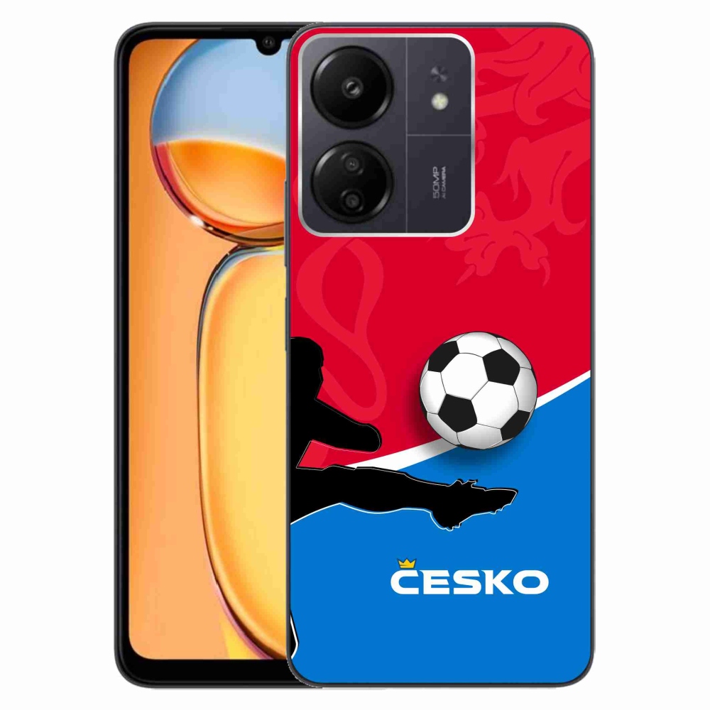 Gél borítás mmCase a Xiaomi Poco C65/Redmi 13C - futball Csehország 2
