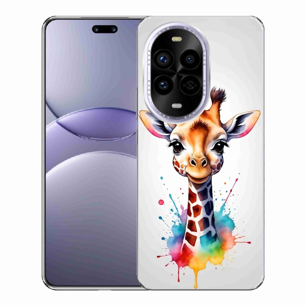 Gél borítás mmCase a Huawei Nova 13 Pro 5G készülékhez - zsiráf 1