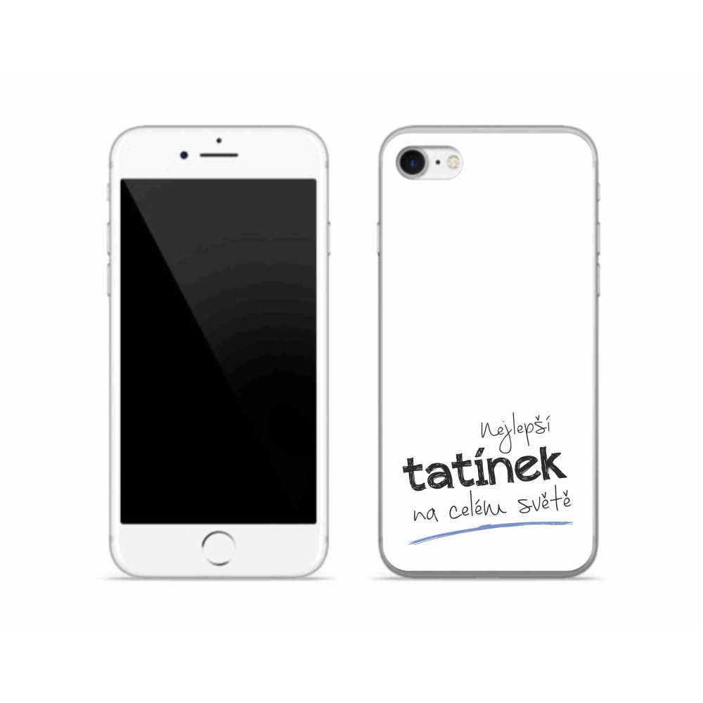 Gél borítás mmCase iPhone SE (2022) - Best Daddy 4 Fehér háttér