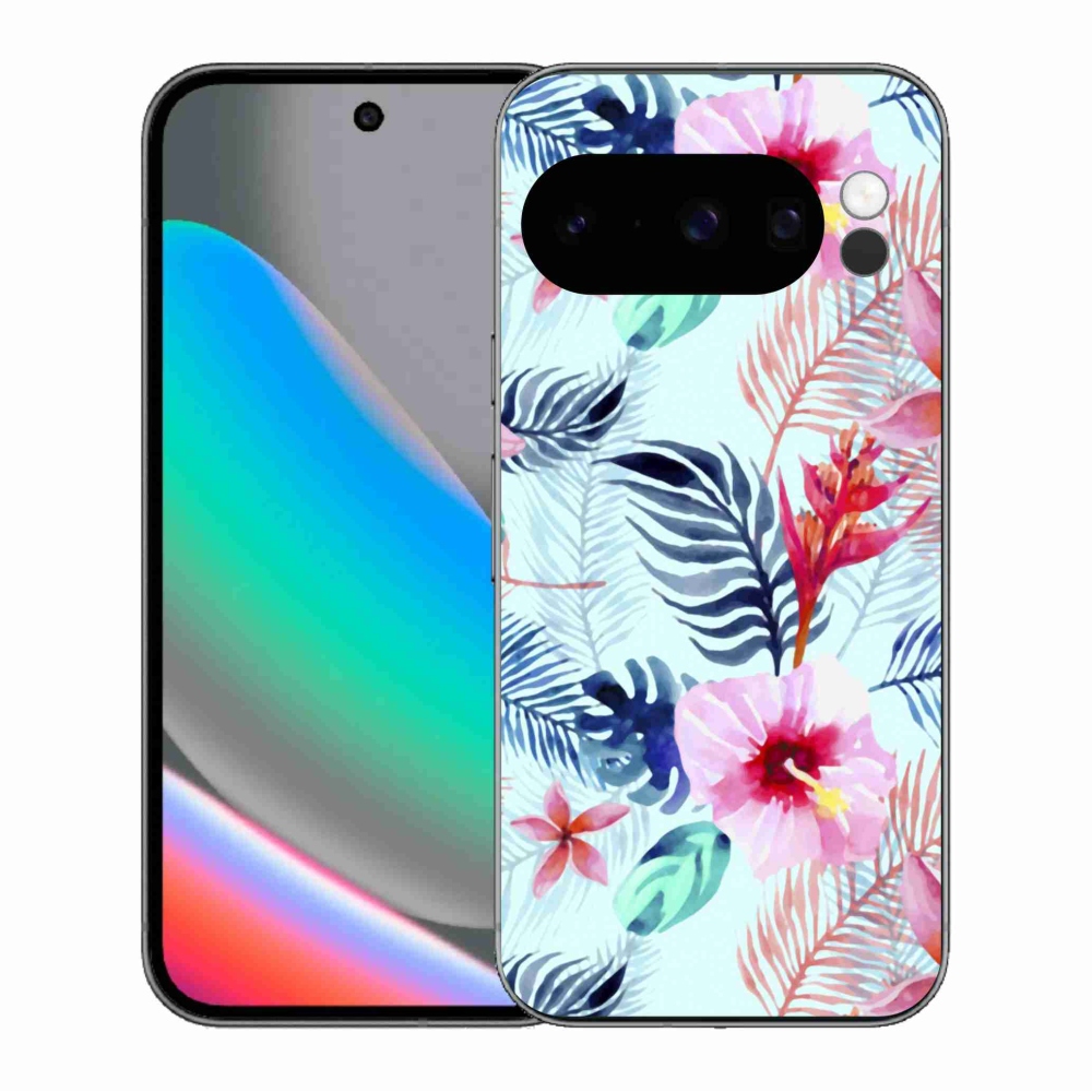 Zselés borítás mmCase a Google Pixel 10 Pro számára - virágok