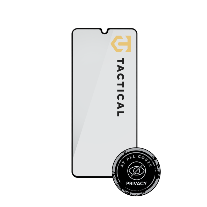 Tactical Glass Shield Privacy Stealth 5D üveg a Xiaomi Redmi A7 Black készülékhez
