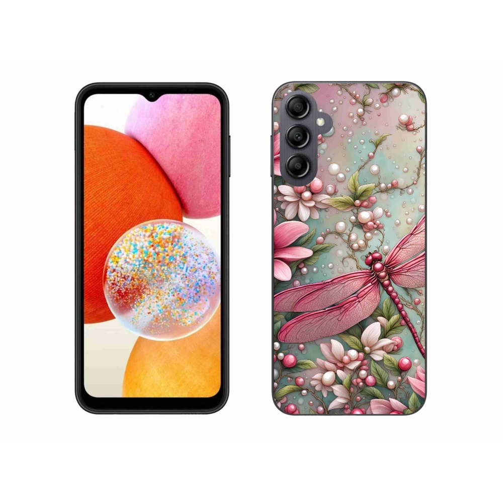 Zselés borítás mmCase Samsung Galaxy A14 4G/5G - szitakötő