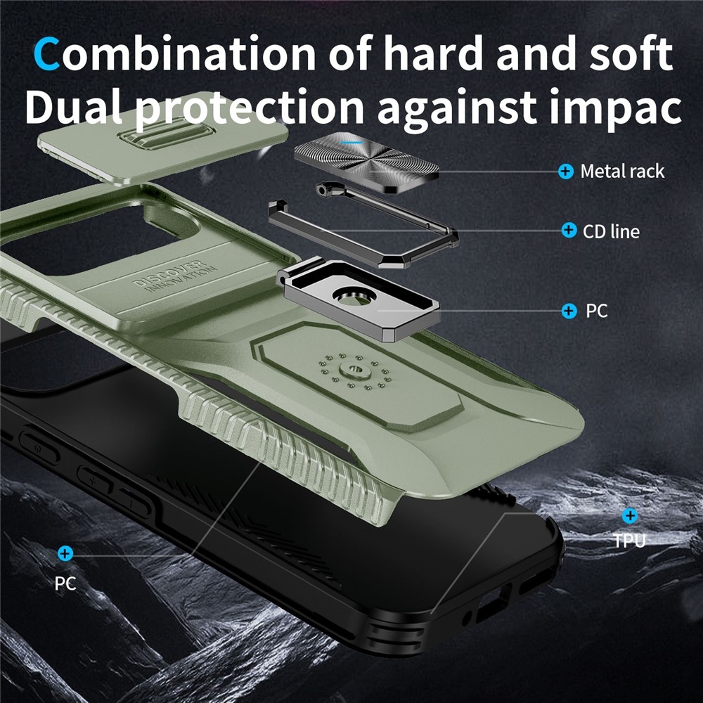 Tartós fedél a Google Pixel 10 Pro/9 Pro/9 Pixel 10 Pro/9-hez - zöld színű