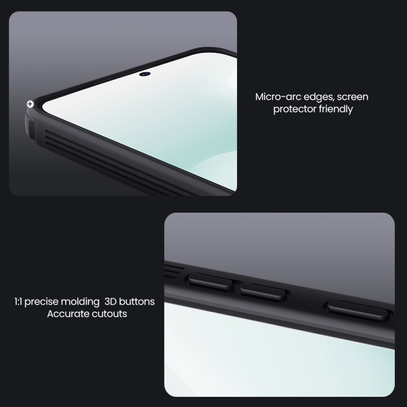 Nillkin CamShield PRO mágneses hátlap Samsung Galaxy S25 FE Fekete