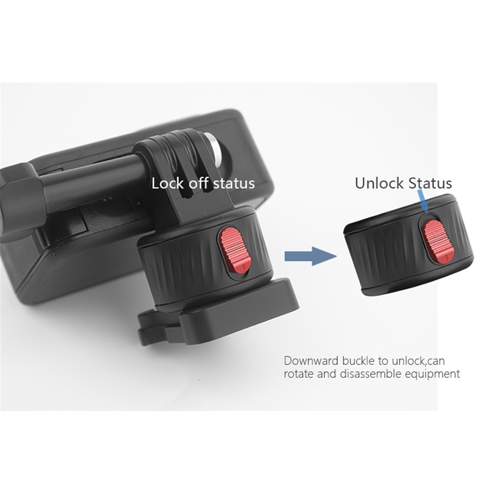 JUNNX mágneses gyorskioldós tartó GoPro Hero 9 / 10 / 11 / 12 kamerákhoz