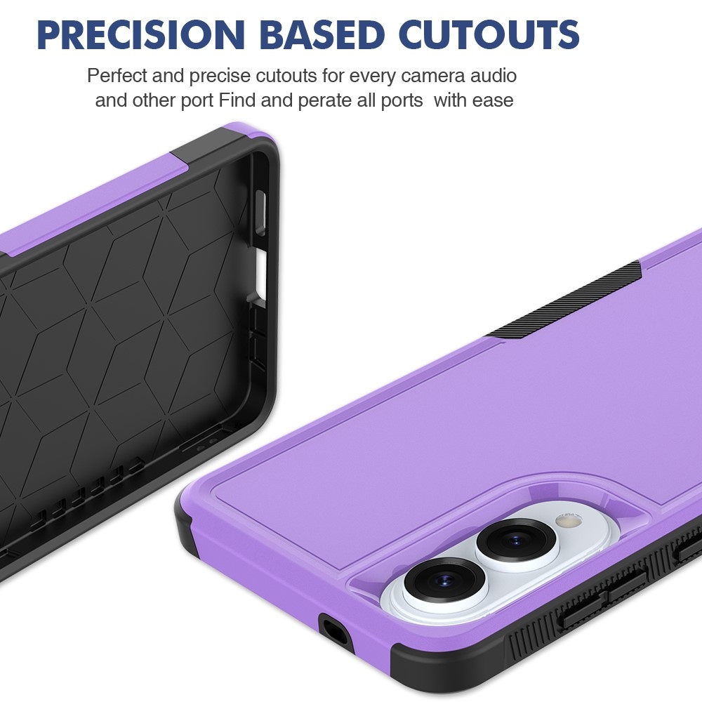 Ütésálló, tartós borítás Samsung Galaxy S25 Edge készülékhez - lila