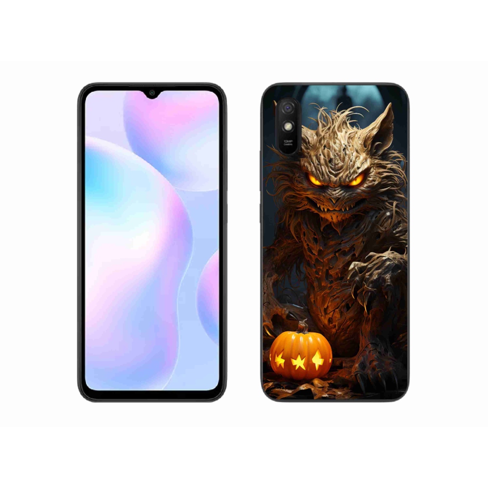 Gél borítás mmCase a Xiaomi Redmi 9A számára - Halloween szörnyeteg