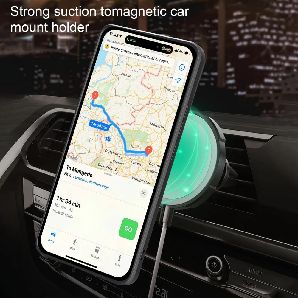 Csúszásálló borítás Samsung Galaxy A26 5G készülékhez - fekete