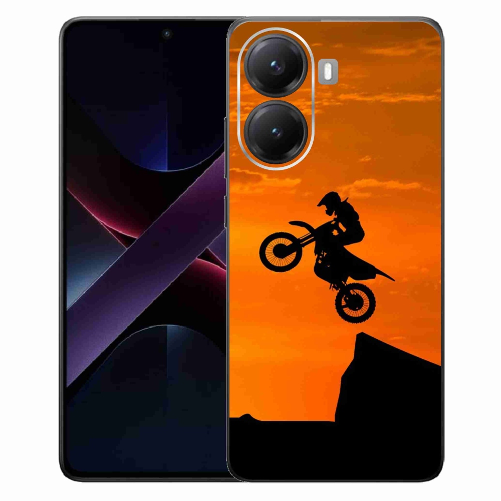 Gél borítás mmCase a Xiaomi Poco X7 Pro 5G számára - motocross