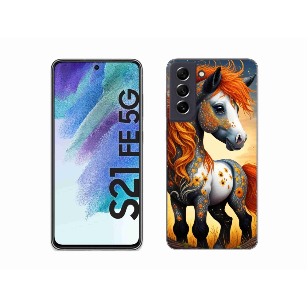 Zselés borítás mmCase Samsung Galaxy S21 FE 5G - színes póni