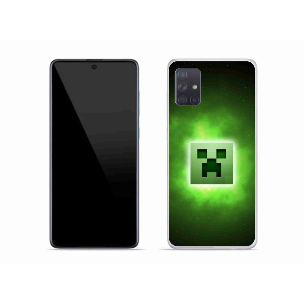 Gél borítás mmCase Samsung Galaxy A51 készülékhez - minecraft