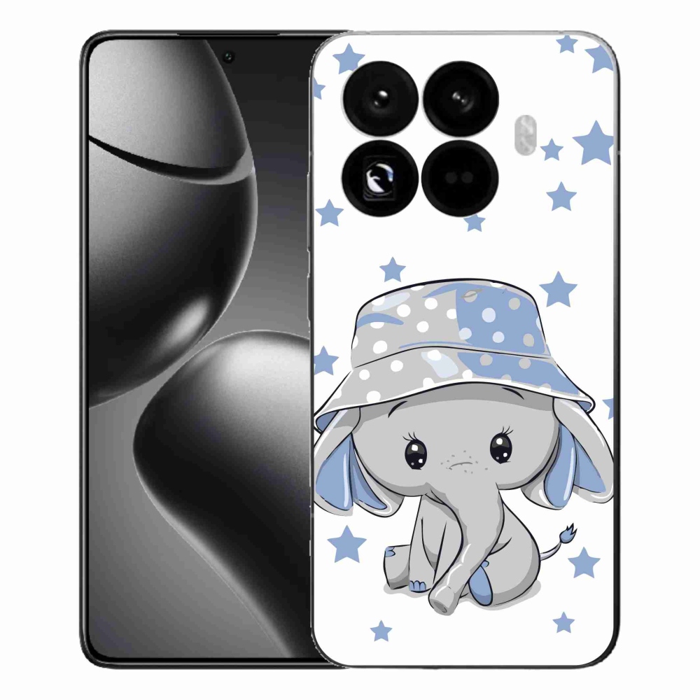 Gél borítás mmCase a Xiaomi 15T Pro számára - kék elefánt