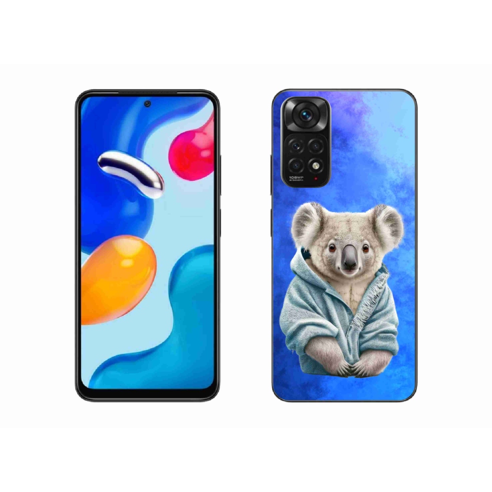 Gél borítás mmCase a Xiaomi Redmi Note 11 4G-hez - koala pulóverben