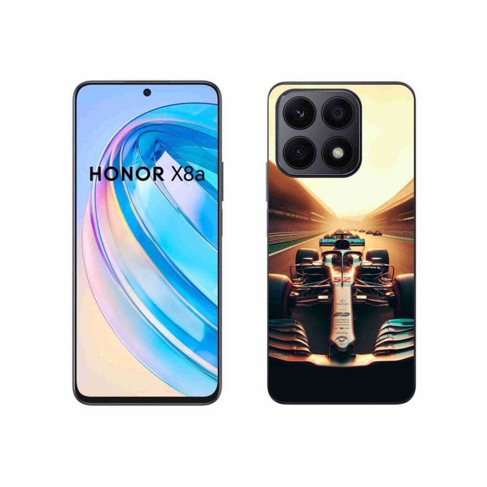 Zselés borítás mmCase a Honor X8a készülékhez - formula 1