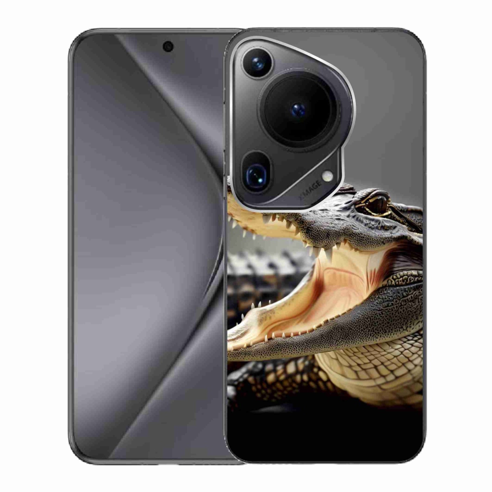 Gél borítás mmCase a Huawei Pura 70 Ultra készülékhez - krokodil