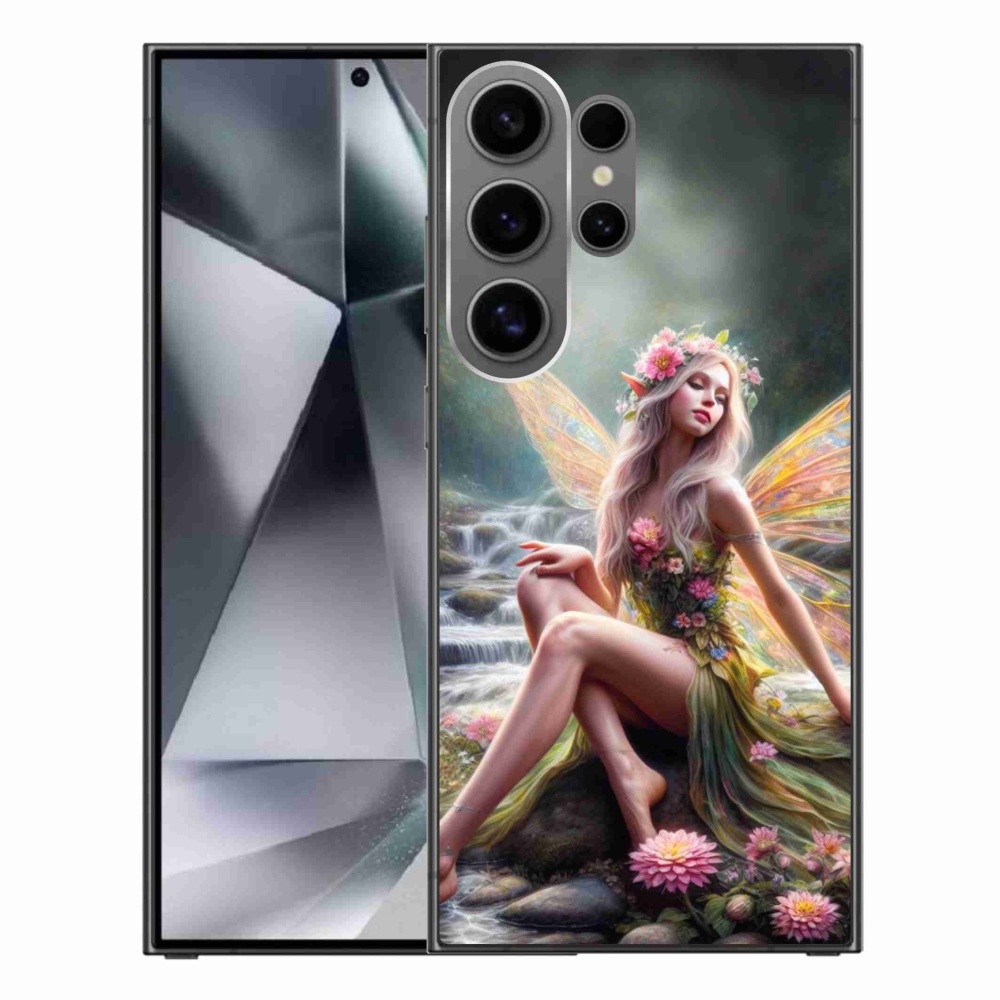 Zselés borítás mmCase Samsung Galaxy S24 Ultra - pillangó nő 1