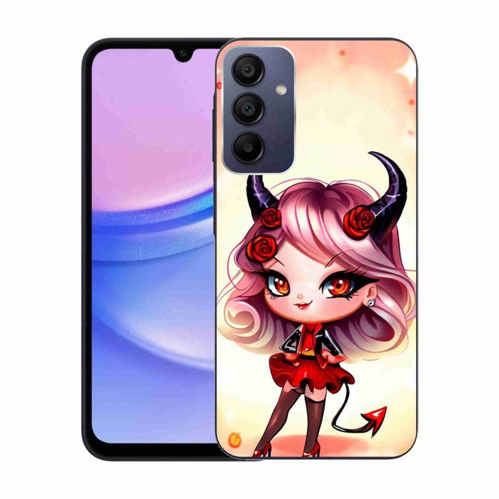 Gél borítás mmCase Samsung Galaxy A15 4G/5G - rajzfilm ördög