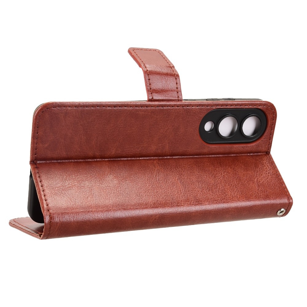 Őrült könyv tok Samsung Galaxy S25 Edge készülékhez - barna