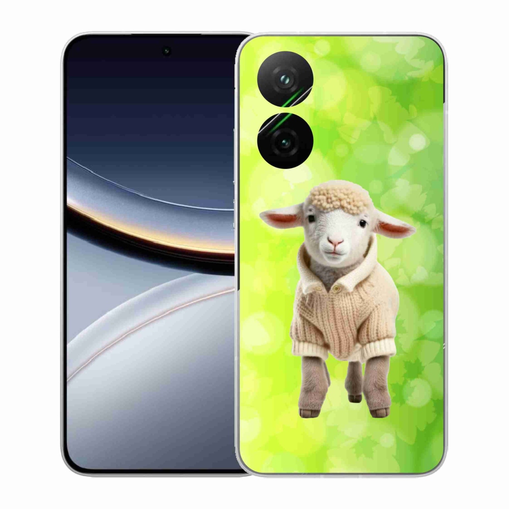 Gél borítás mmCase a Xiaomi Poco F7 5G-hez - bárány pulóverben