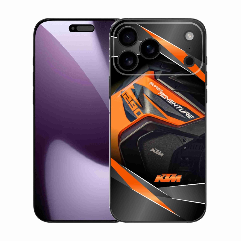 Zselés borítás mmCase iPhone 17 Pro Max készülékhez - motoros ktm