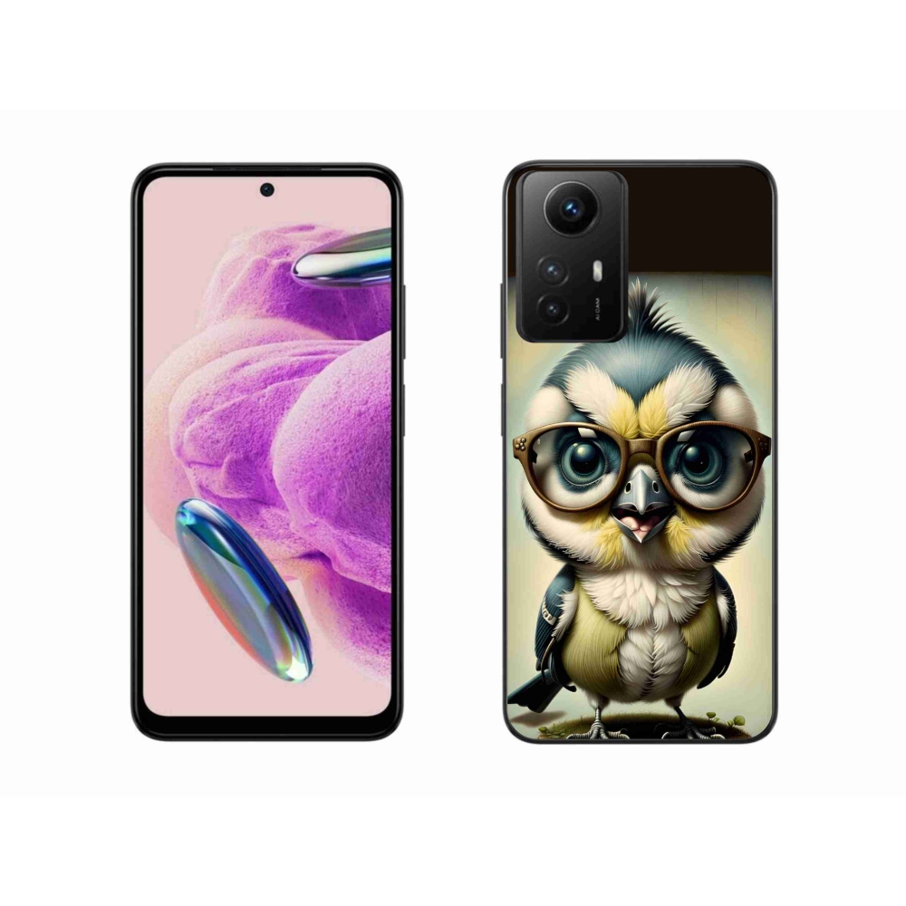 Gél borítás mmCase a Xiaomi Redmi Note 12S - cub szemüveggel