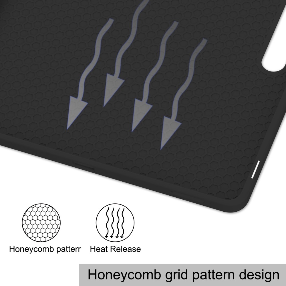 Cases okos záró tok Samsung Galaxy Tab S10 FE+ - fekete