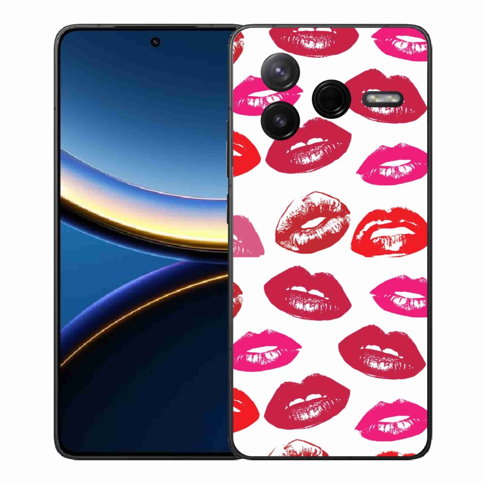 Gél borítás mmCase a Xiaomi Poco F7 Pro számára - ajkak