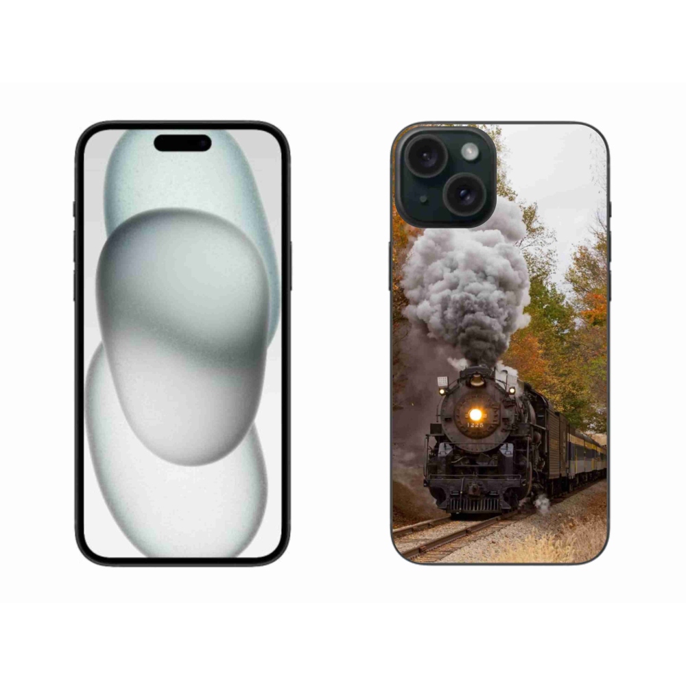 Gél borítás mmCase iPhone 15 Plus készülékhez - Train 1