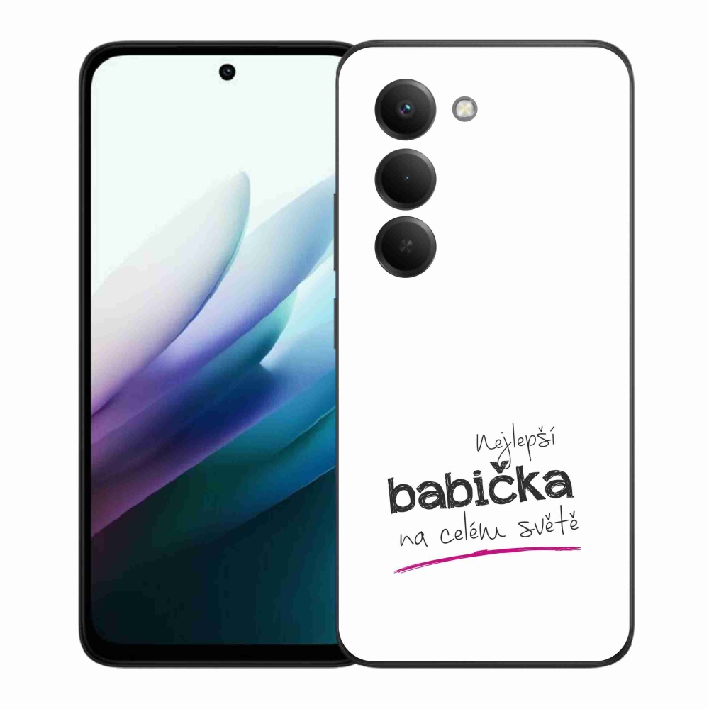 Gél borító mmCase a Xiaomi Redmi 15 4G/5G (171mm) - legjobb nagyi 4 fehér háttérrel