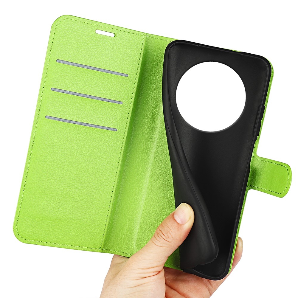 Litchi könyvtáska Honor Magic 7 Lite 5G - zöld