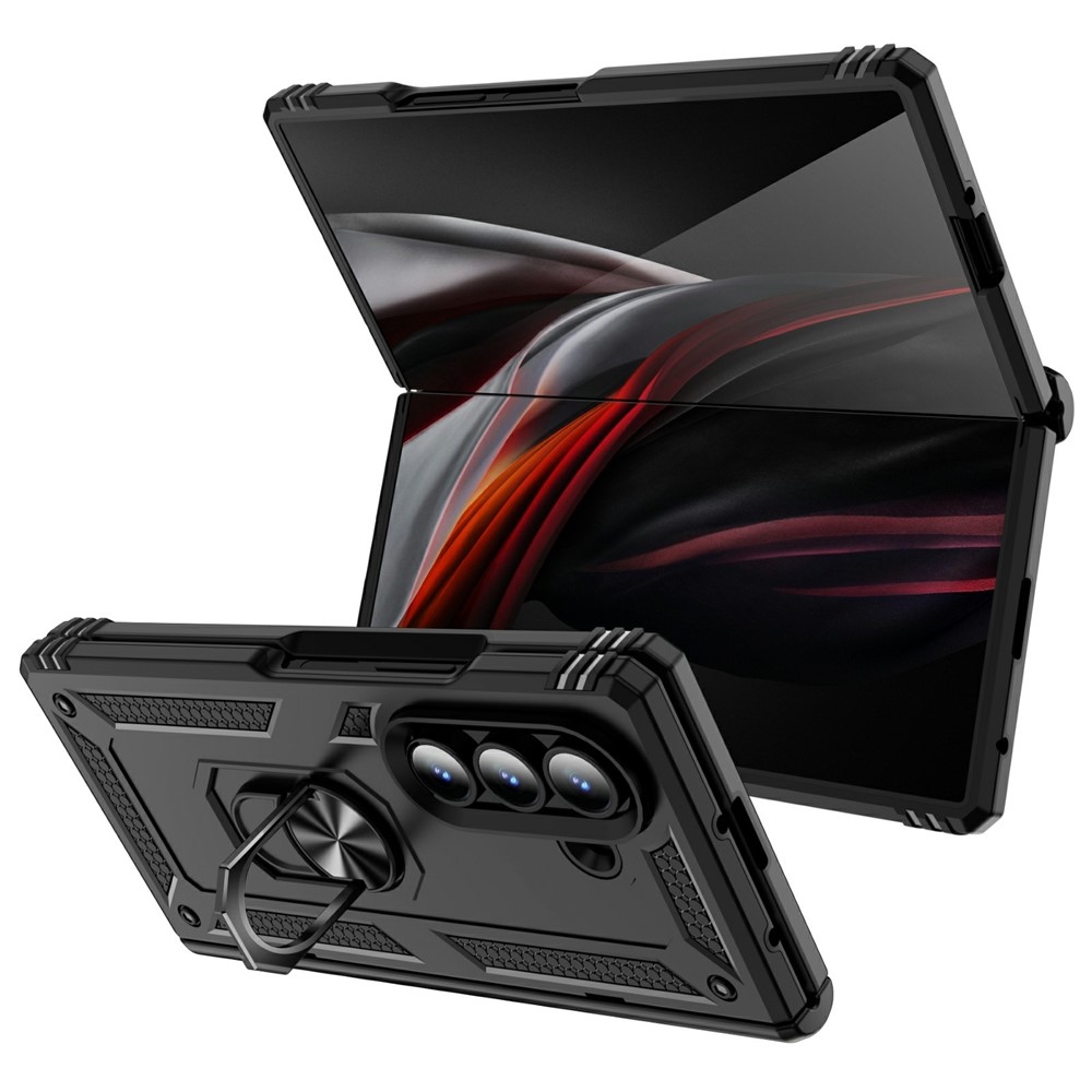 Gyűrűálló borítás Samsung Galaxy Z Fold7 5G készülékhez - fekete