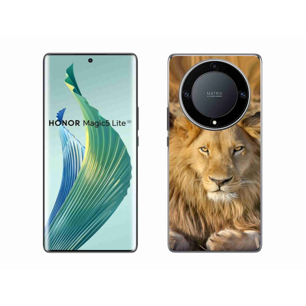 Gél borítás mmCase a Honor Magic 5 Lite 5G készülékhez - Lion 2