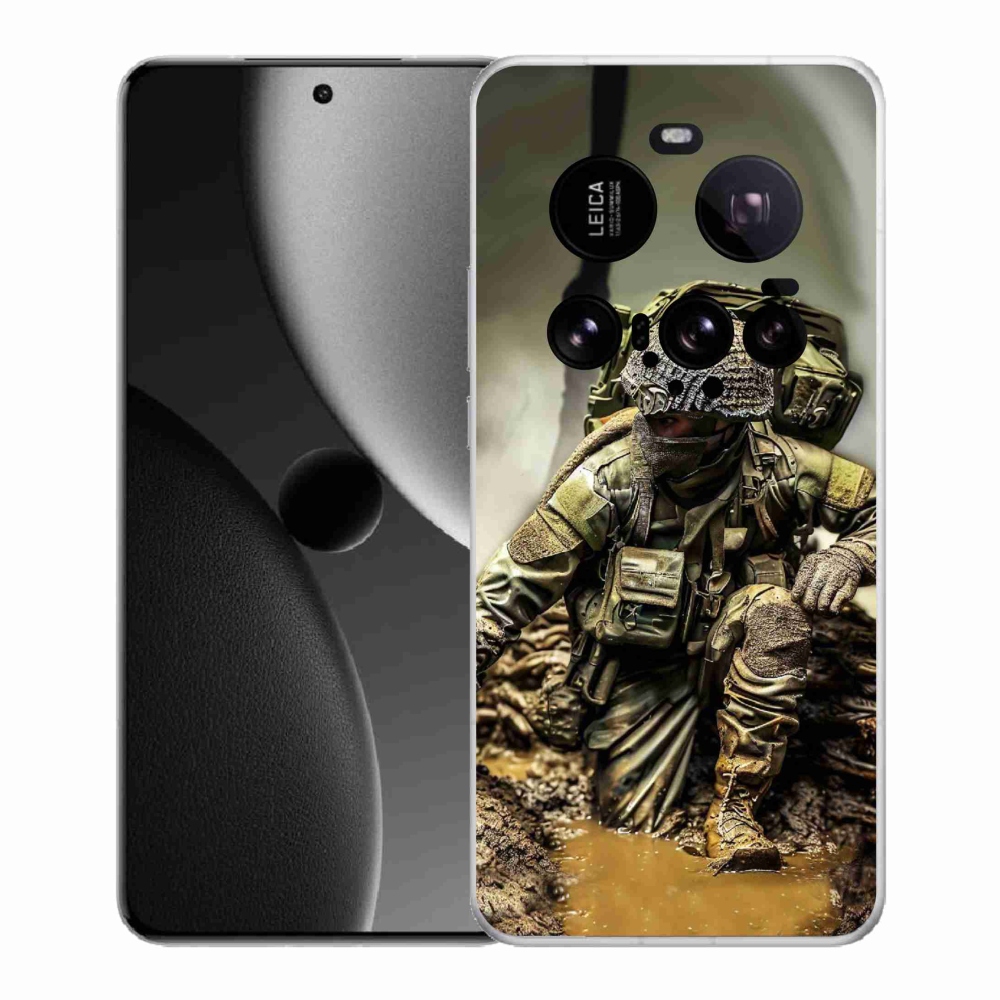Gél borítás mmCase a Xiaomi 15 Ultra - katonákhoz