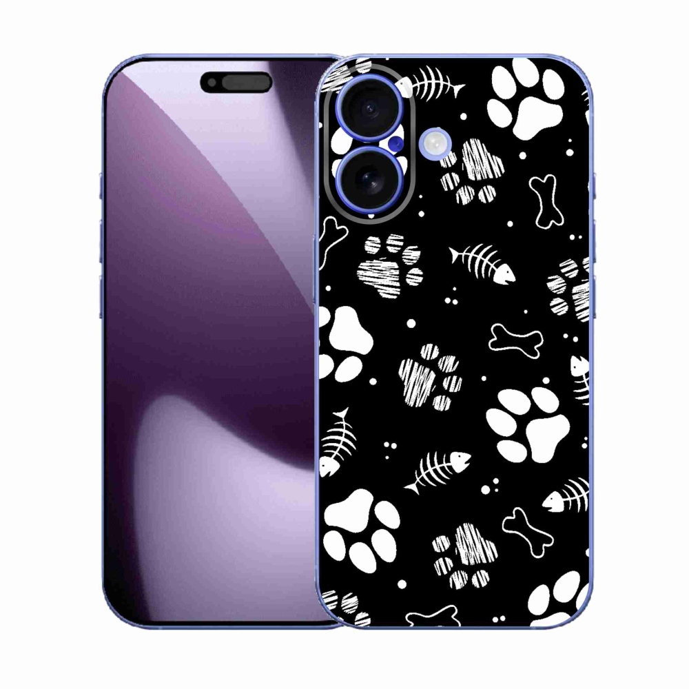 Gél borítás mmCase iPhone 17 készülékhez - kutyamancsok