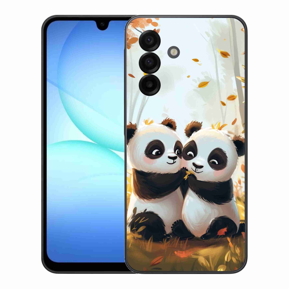 Zselés borítás mmCase Samsung Galaxy A17 4G/5G - pandas