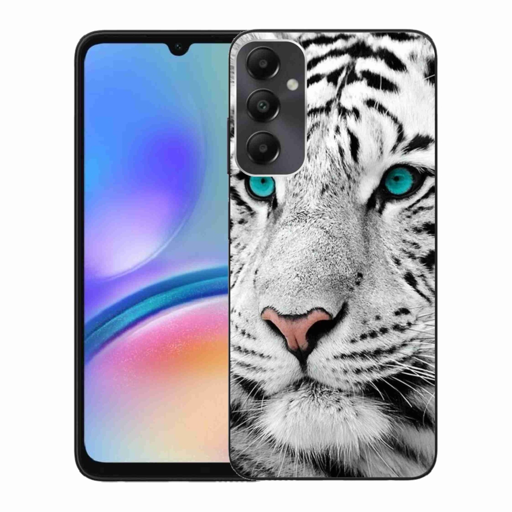 Zselés borítás mmCase Samsung Galaxy A05s készülékhez - fehér tigris