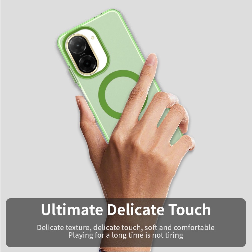 Candy zselés tok MagSafe-val Xiaomi Redmi A5 (171.7x77.8x8.3mm) - zöld