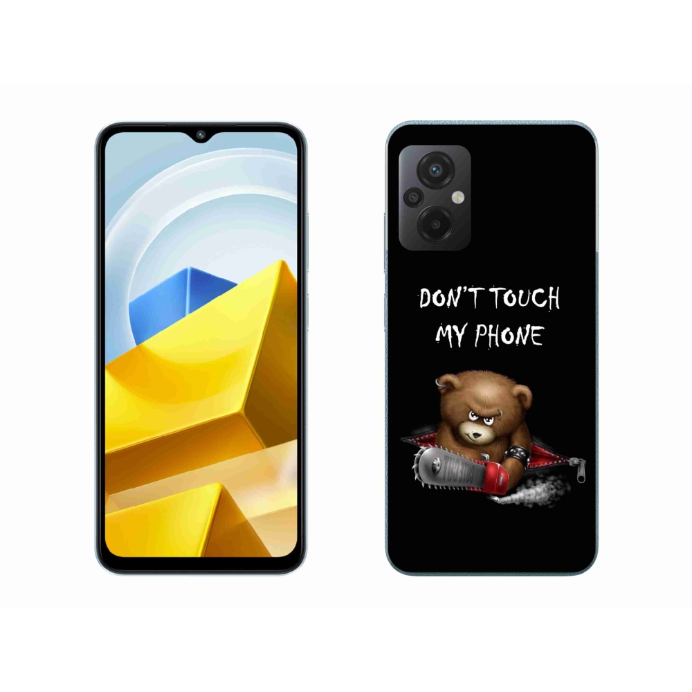 Gél borítás mmCase a Xiaomi Poco M5 4G-hez - ne érintse meg a telefont