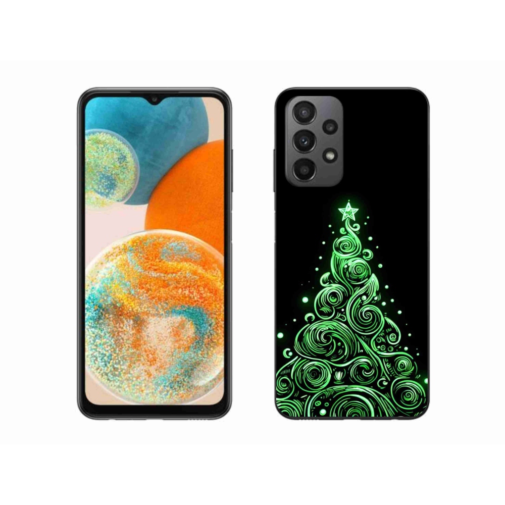 Gél borítás mmCase Samsung Galaxy A23 4G/5G - neon karácsonyfa 3