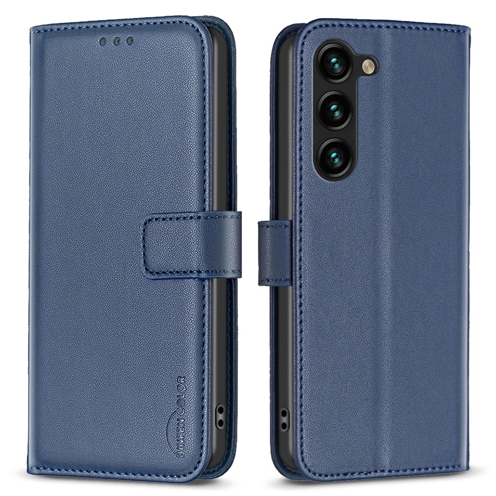 BNF könyvtáska Samsung Galaxy S25+ készülékhez - kék