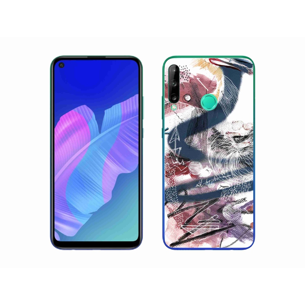 Gél borítás mmCase a Huawei P40 Lite E számára - absztrakt motívum 28